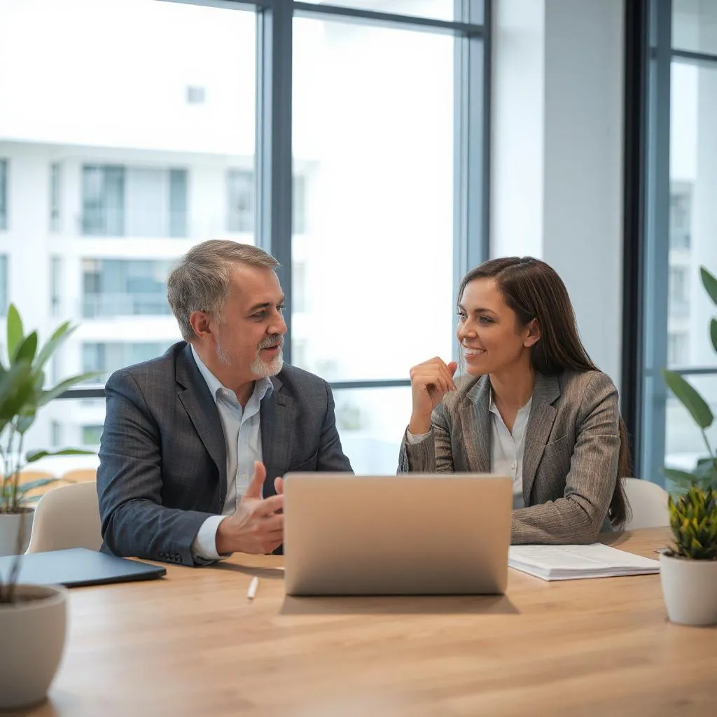 Bookkeeper reviewing Texas compliance deadlines with client